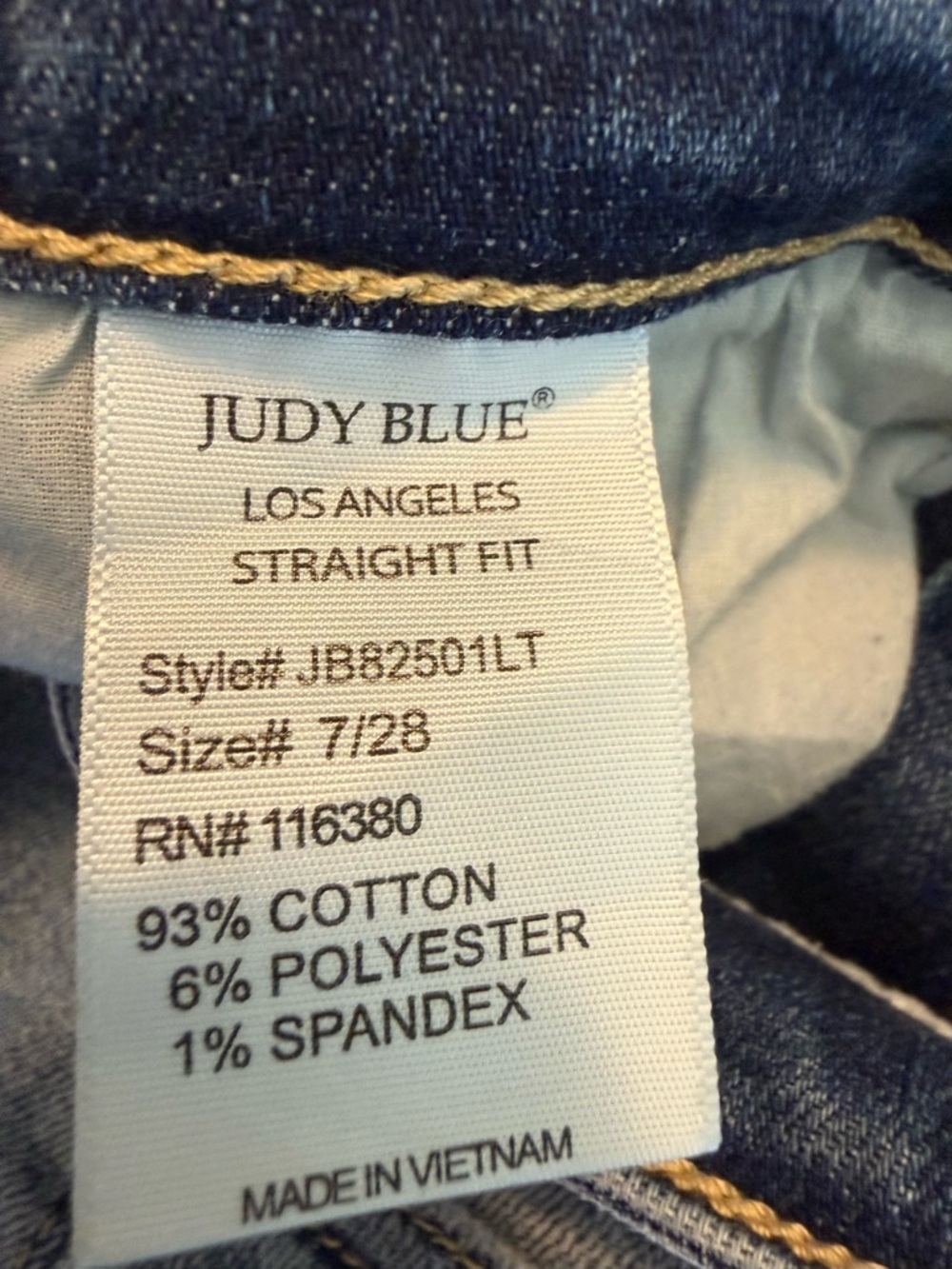 Judy Blue High Rise Straight Leg Light Wash Women’s Jeans 28 - Picture 8 of 12